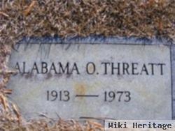 Alabama "bama" Ormand Threatt