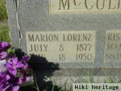 Marion Lorenz "rans" Mcculley