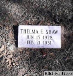 Thelma E. Shaw