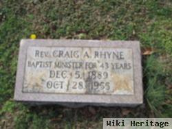 Rev Craig A. Rhyne