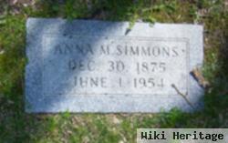 Anna M Simmons