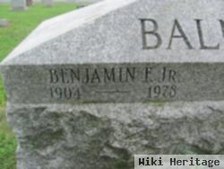 Benjamin F Balmer, Jr