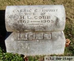 Carrie E Bundy Cobb