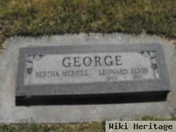 Bertha N Merrill George