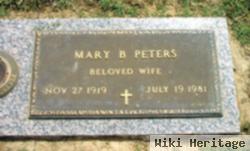 Mary B Peters