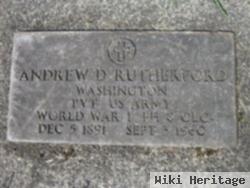 Andrew D Rutherford