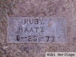 Ruby W Jones Baatz