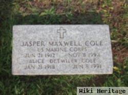 Jasper Maxwell Cole