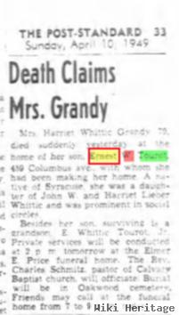 Harriet Whittic Grandy