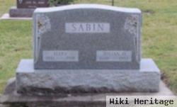 Mary T Benson Sabin