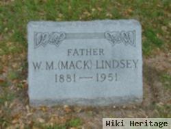 W M "mack" Lindsey