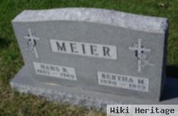 Bertha M Meier