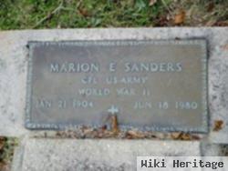 Marion E. Sanders