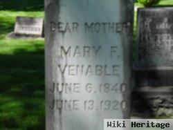 Mary Frances Lee Venable