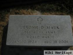 Jerome D Mauk