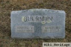 Harold Vernon Buckman