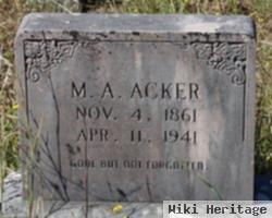 M. A. Acker