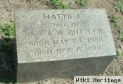 Hattie E Gutzler