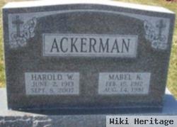 Mabel K. Wieand Ackerman