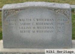 Lillian M Widerman