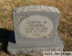 Lorene Bulah Matthews Solberg