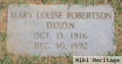 Mary Louise Robertson Dixon