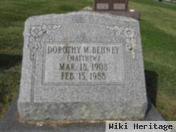 Dorothy M. Matthew Behney