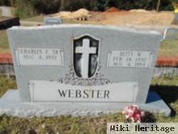 Charles E Webster, Sr