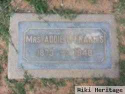 Mrs Addie L. Francis