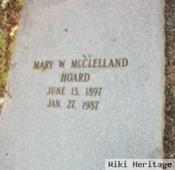 Mary W Mcclelland Hoard