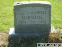 Betty Mae Boswell Marshall