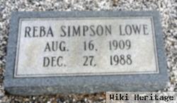 Reba Irene Simpson Lowe