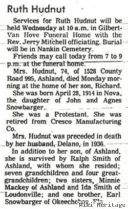 Ruth A. Hudnut