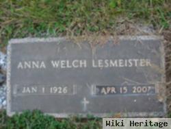 Anna Welch Lesmeister