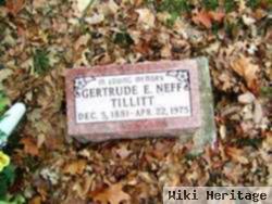 Gertrude E. Neff Tillitt