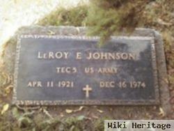 Leroy E Johnson