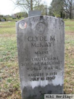 Lieut Clyde M. Mckay