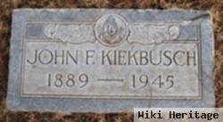 John F Kiekbusch