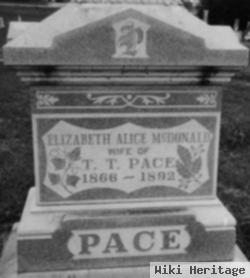 Elizabeth Alice Mcdonald Pace