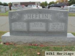 Wayne E Heflin