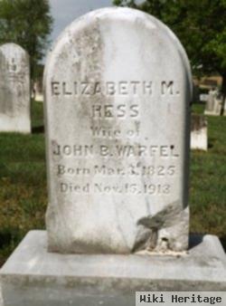 Elizabeth Musser Hess Warfel