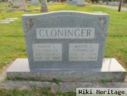 Mattie L. Parlier Cloninger