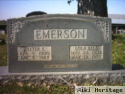 Walter E Emerson