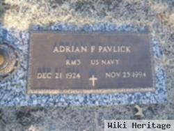 Adrian F. Pavlick