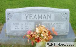 Noel A "pete" Yeaman