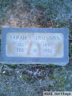 Sarah B Florence Johnson