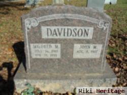 Mildred M Davidson