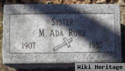 Sister M Mary Ada Rohr