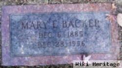 Mary E. Backer