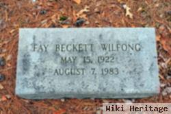 Fay Beckett Wilfong